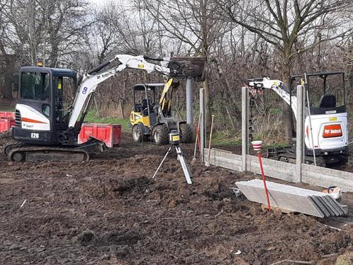 graafmachine te huur met ervaren machinist, Doe-het-zelf en Bouw, Gereedschap | Overige machines, Nieuw, Ophalen of Verzenden