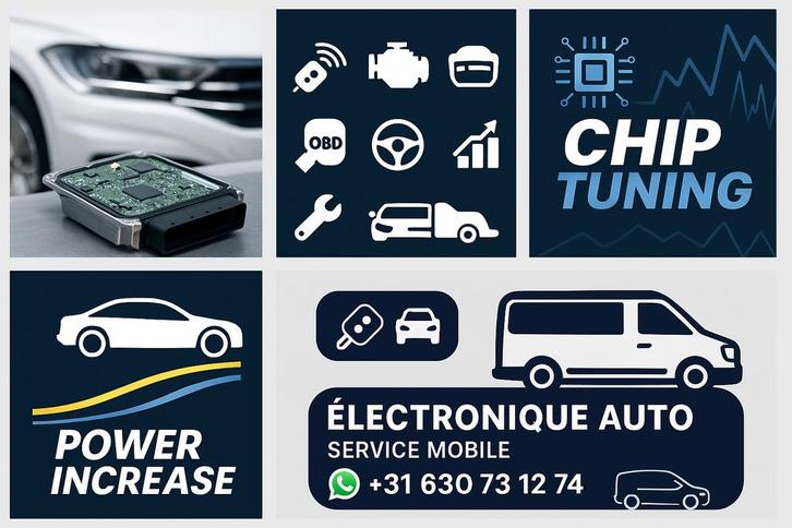 ECU & TUNING – KLONEN, OPTIMALISATIE & HERSTELLING, Auto-onderdelen, Elektronica en Kabels, Nieuw, Ophalen