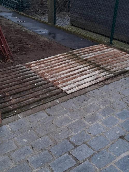 Azobe roosters, Tuin en Terras, Palen, Balken en Planken, Gebruikt, Ophalen