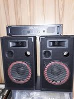 Versterker ,,SKYTEC,, 2X200w.+Boxen., Muziek en Instrumenten, Ophalen, Gebruikt