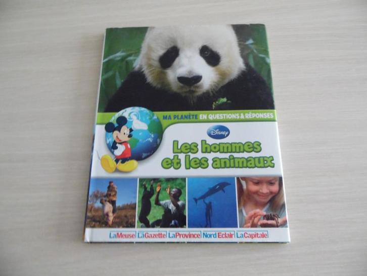 LES HOMMES ET LES ANIMAUX QUESTIONS & RÉPONSES DISNEY, Livres, Livres pour enfants | Jeunesse | Moins de 10 ans, Comme neuf, Non-fiction