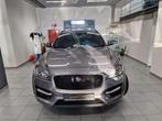 Jaguar F-Pace R-SPORT BENZINE AWD AUTOMAAT 51000KM, Autos, Jaguar, Cuir, Argent ou Gris, Achat, Euro 6