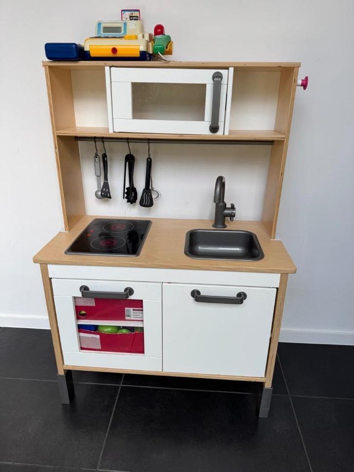 Ikea speelgoed keukentje met accessoires, Kinderen en Baby's, Speelgoed | Speelkeukens, Gebruikt, Speelkeuken, Hout, Ophalen