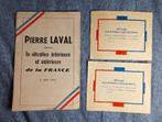 MILITARIA PROPAGANDE VICHY PETAIN TRACTS & BROCHURE COLLABO, Autres, Enlèvement ou Envoi, Casque ou Béret