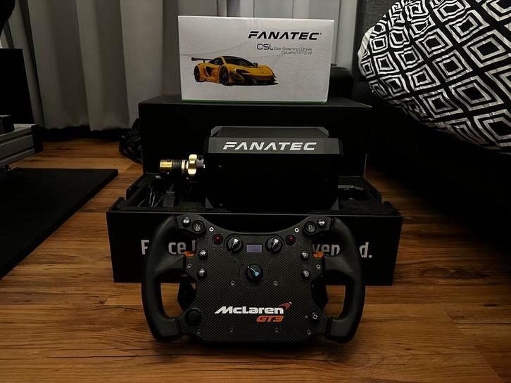 Fanatec podium dd1 + mclaren gt3 V2 (in) ruilen mogelijk, Computers en Software, Joysticks, Zo goed als nieuw, Ophalen of Verzenden