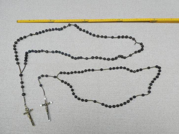 Twee grote lendenpaternosters van de kloosterzusters, Antiek en Kunst, Antiek | Religieuze voorwerpen, Ophalen