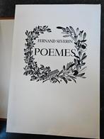 Fernand Severin,  poèmes, boek, Ophalen of Verzenden, Zo goed als nieuw