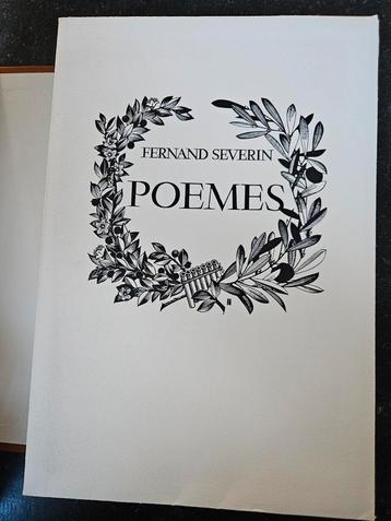 Fernand Séverin, poèmes, livre, Enlèvement ou Envoi, Comme neuf