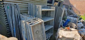 Steigers, Doe-het-zelf en Bouw, Steigers, Ophalen, Gebruikt, Rolsteiger of Kamersteiger, 5 meter of hoger