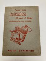 DEMM 50 cc Handleiding motorfiets bromfiets oldtimer, Motoren, Ophalen of Verzenden, Gebruikt