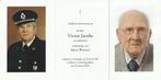 Ere veldwachter Victor Jacobs, Verzamelen, Bidprentjes en Rouwkaarten, Ophalen of Verzenden