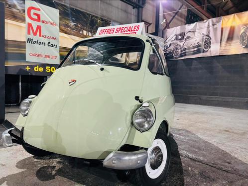 ISO isetta (Milan) 236cc 10cv année:11/1954 1 propriétaire !, Auto's, Overige Auto's, Bedrijf, Te koop, Benzine, Stadsauto, Groen