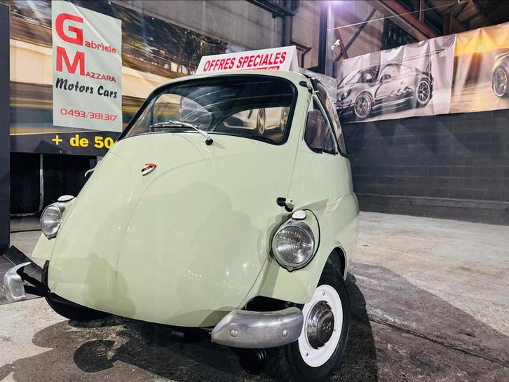 ISO isetta (Milaan) 236cc 10cv jaar:11/1954 1 eigenaar!, Auto's, Overige Auto's, Bedrijf, Te koop, Open dak, Benzine, Stadsauto