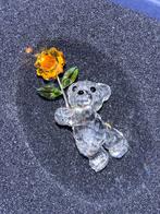 Ours Swarovski avec tournesol, Collections, Swarovski, Enlèvement ou Envoi, Comme neuf