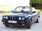 BMW E30 320i cabrio 145.500km, Autos, BMW, Cuir, Bleu, Propulsion arrière, Achat