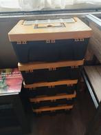 Lot werkbakken/ gereedschapskisten, Enlèvement, Utilisé