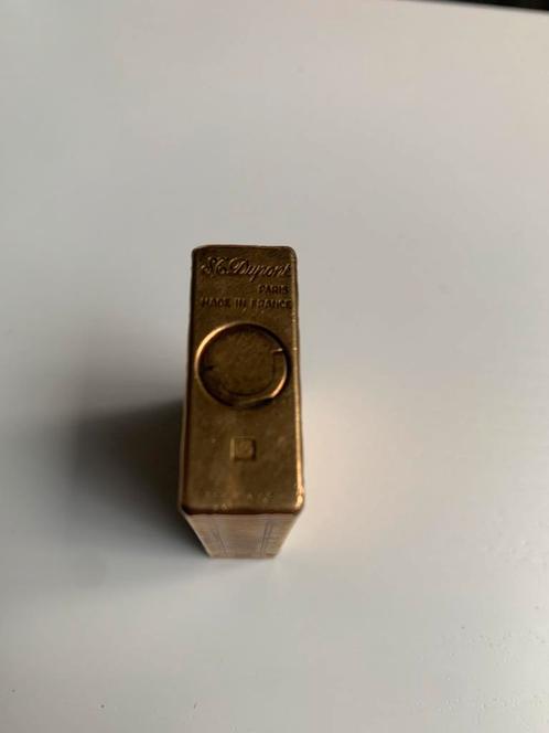 ST Dupont vergulde aansteker, Verzamelen, Rookartikelen, Aanstekers en Luciferdoosjes, Gebruikt, Aansteker, Ophalen of Verzenden