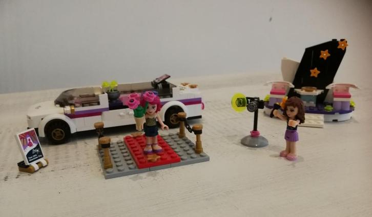 Lego Friends 41107 'Popster Limousine', Kinderen en Baby's, Speelgoed | Duplo en Lego, Zo goed als nieuw, Lego, Complete set, Ophalen of Verzenden