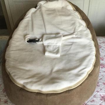 Baby ligzak, Huis en Inrichting, Zitzakken, Ophalen, Zo goed als nieuw, Beige, Zitzak