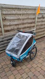 Qeridoo Kidgoo2 Sport Fietskar, Vélos & Vélomoteurs, Accessoires vélo | Remorques, 40 à 60 kg, Comme neuf, Enlèvement, Pliable