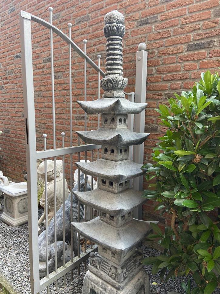 Pagode , hoogte 180cm, Jardin & Terrasse, Statues de jardin, Neuf, Autres types, Béton, Enlèvement