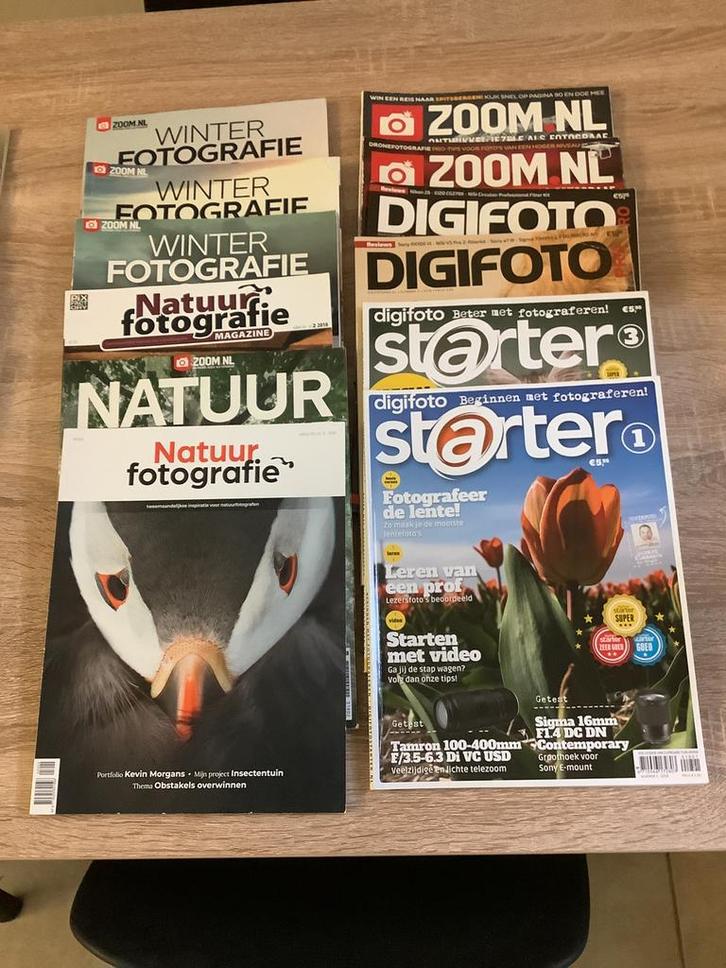 24 stuks fotografie tijdschriften samen voor 10 euro, Audio, Tv en Foto, Fotografie | Fotolijsten, Zo goed als nieuw, Ophalen