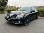 Mercedes C200 CDI Jaar 2009 Diesel €4 miljard 164.000 km 1e, Auto's, Zwart, 4 cilinders, Leder en Stof, Zwart