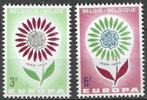 Belgie 1964 - Yvert/OBP 1298-1299 - Europa (PF), Postzegels en Munten, Postzegels | Europa | België, Europa, Verzenden, Postfris