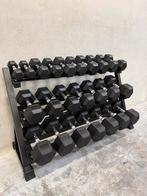 Hex Dumbbell set 2,5 tot 30kg, Sport en Fitness, Ophalen of Verzenden, Zo goed als nieuw, Dumbbell