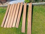 8 Exotische houten planken, Doe-het-zelf en Bouw, Hout en Planken, Ophalen, Zo goed als nieuw, Plank