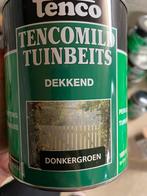 Tenco dekkende beits donkergroen 1liter en 2,5liter, Matériel, Enlèvement ou Envoi, Neuf