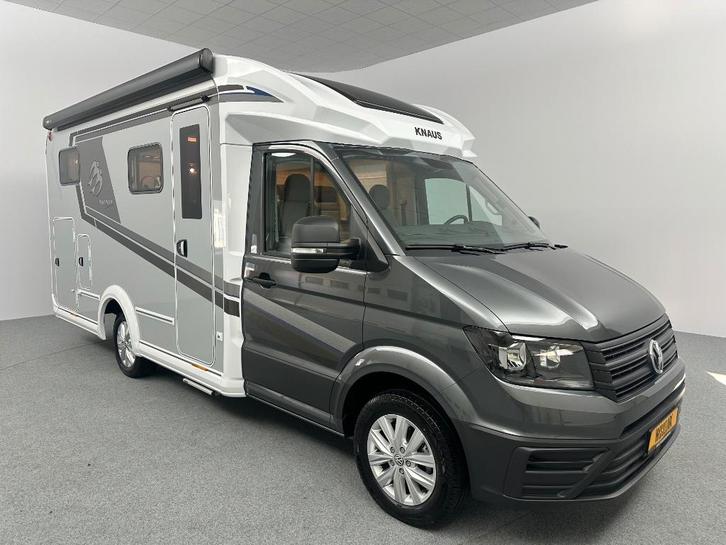 Knaus Van TI 650 MEG 4x4 AUT 177PK Dakairco INCL. STALLING, Caravans en Kamperen, Mobilhomes, Bedrijf, tot en met 2, Half-integraal