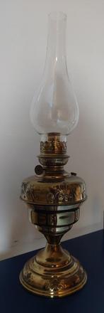 vintage olielamp, Antiek en Kunst, Ophalen, Koper