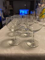 8 Wijn glazen, Huis en Inrichting, Ophalen, Zo goed als nieuw, Glas, Glas of Glazen