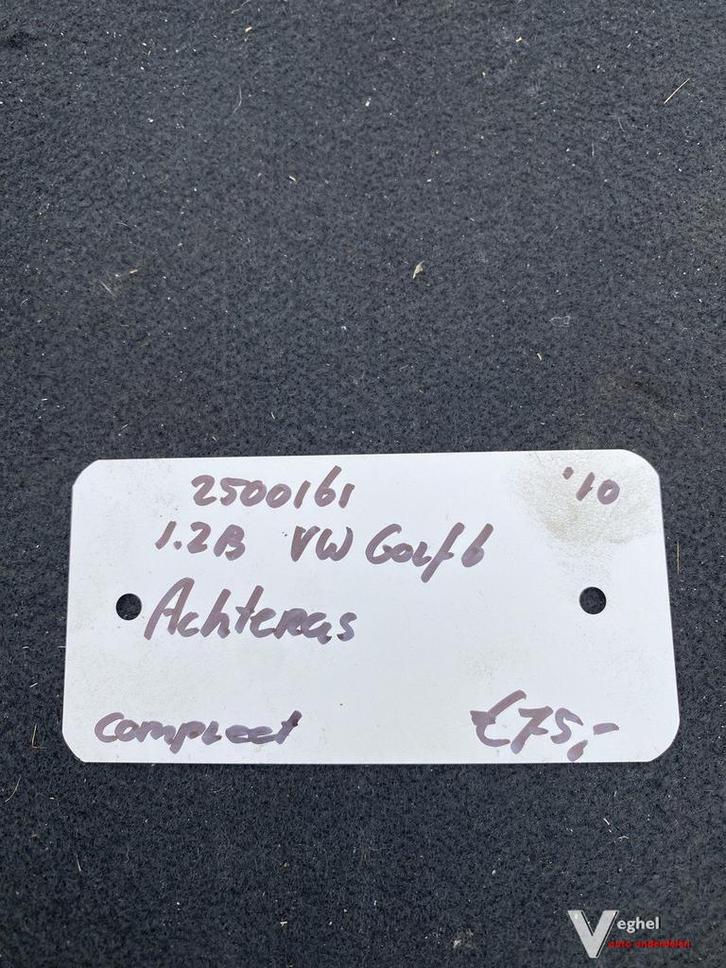 Vw Golf 6 1.2 B 6 bak handgesch. kleurcode LC9X 2010 2500161, Auto-onderdelen, Ophanging en Onderstel, Gebruikt, Ophalen