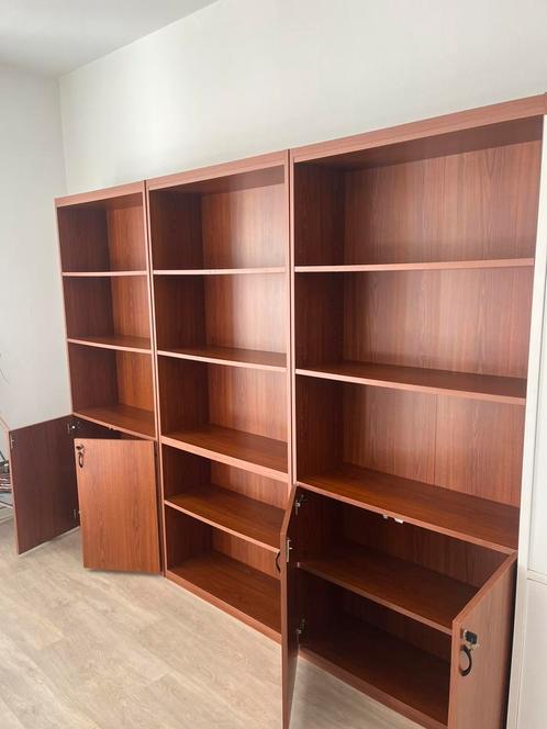 Lot de 3 bibliotheques, Huis en Inrichting, Kasten | Boekenkasten, Gebruikt, 50 tot 100 cm, 200 cm of meer, 25 tot 50 cm, Met deur(en)