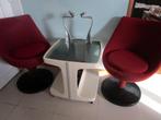 2 Vintage Polaris zeteltjes -Pierre Guariche 1963, Huis en Inrichting, Gebruikt, Stof, Ophalen, Vintage design