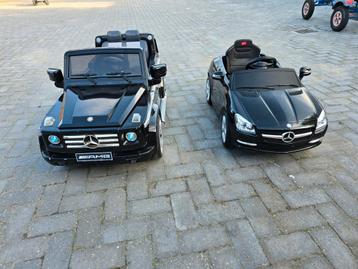 2 x mercedes elektrisch bestuurbare kinder auto € 300