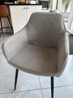 6 grijze eetkamerstoelen, Enlèvement, Comme neuf