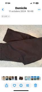 Pantalon femme T/36, Ophalen, H&M, Zwart, Driekwart