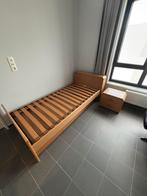 Houten 1 persoonsbed met nachtkastje, Huis en Inrichting, Slaapkamer | Bedden, Ophalen
