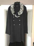 Signe Nature Gebreide Jas met Speciale Kraag, XL (ook L), Kleding | Dames, Truien en Vesten, Signe Nature, Zwart, Maat 46/48 (XL) of groter