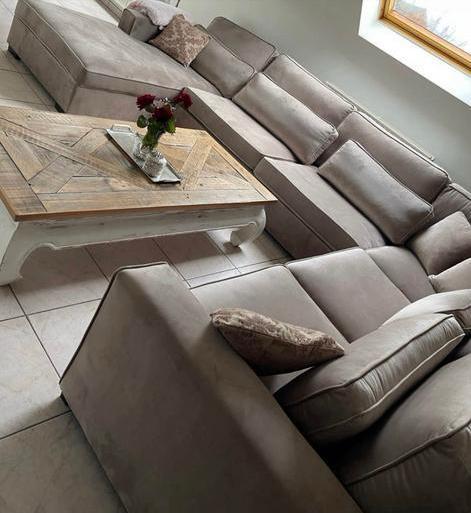 Hoekbank, Huis en Inrichting, Zetels | Complete zithoeken, Zo goed als nieuw, Ophalen