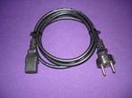 Voedingskabel met stekker en C13 fiche female lengte 1,80 m., Muziek en Instrumenten, Ophalen of Verzenden, Zo goed als nieuw