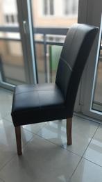 6 Semi leerstoelen, Huis en Inrichting, Stoelen, Ophalen, Bruin, Leer, Zo goed als nieuw