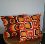 Retro vintage stijl kussenhoezen 45 x 45 cm diverse modellen, Envoi, Neuf, Autres couleurs, Carré