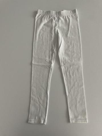 Witte legging maat 110/116, in perfecte staat! beschikbaar voor biedingen