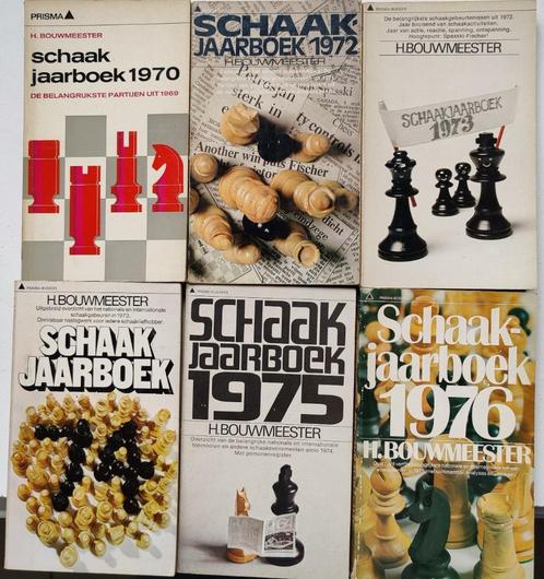 Schaakjaarboeken aanvulling H. Bouwmeester, Boeken, Hobby en Vrije tijd, Zo goed als nieuw, Geschikt voor kinderen, Ophalen of Verzenden