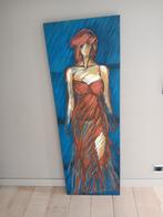 Schilder modern op canvas, Ophalen