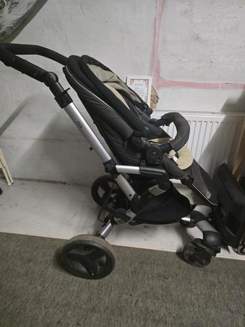 Poussette 3 en 1 et accessoires., Enlèvement, Comme neuf